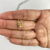 Dije Virgen Guadalupe 0.6gr / 1.5cm / Diamantada Oro Amarillo &