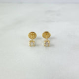 Topos 0.75gr / Diamantes 25pts Oro Amarillo (Joya) *