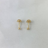 Topos 0.5gr / Diamantes 8pts Oro Amarillo (Joya) ©