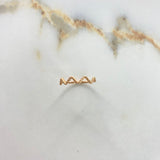 Anillo ZigZag 1.3gr / T6  / Oro Rosa &