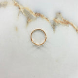 Anillo ZigZag 1.3gr / T6  / Oro Rosa &