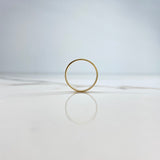 Anillo Tornillo 3.25gr / T7 1/2 / Liso Oro Amarillo &