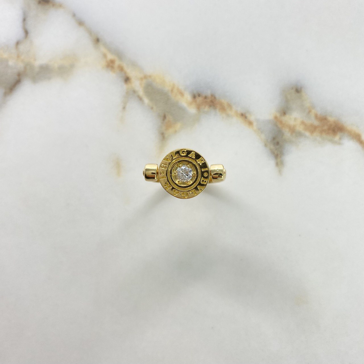 Anillo BV 6.9gr / T6 3/4 / Diamante 20pts Oro Amarillo (Joya) $