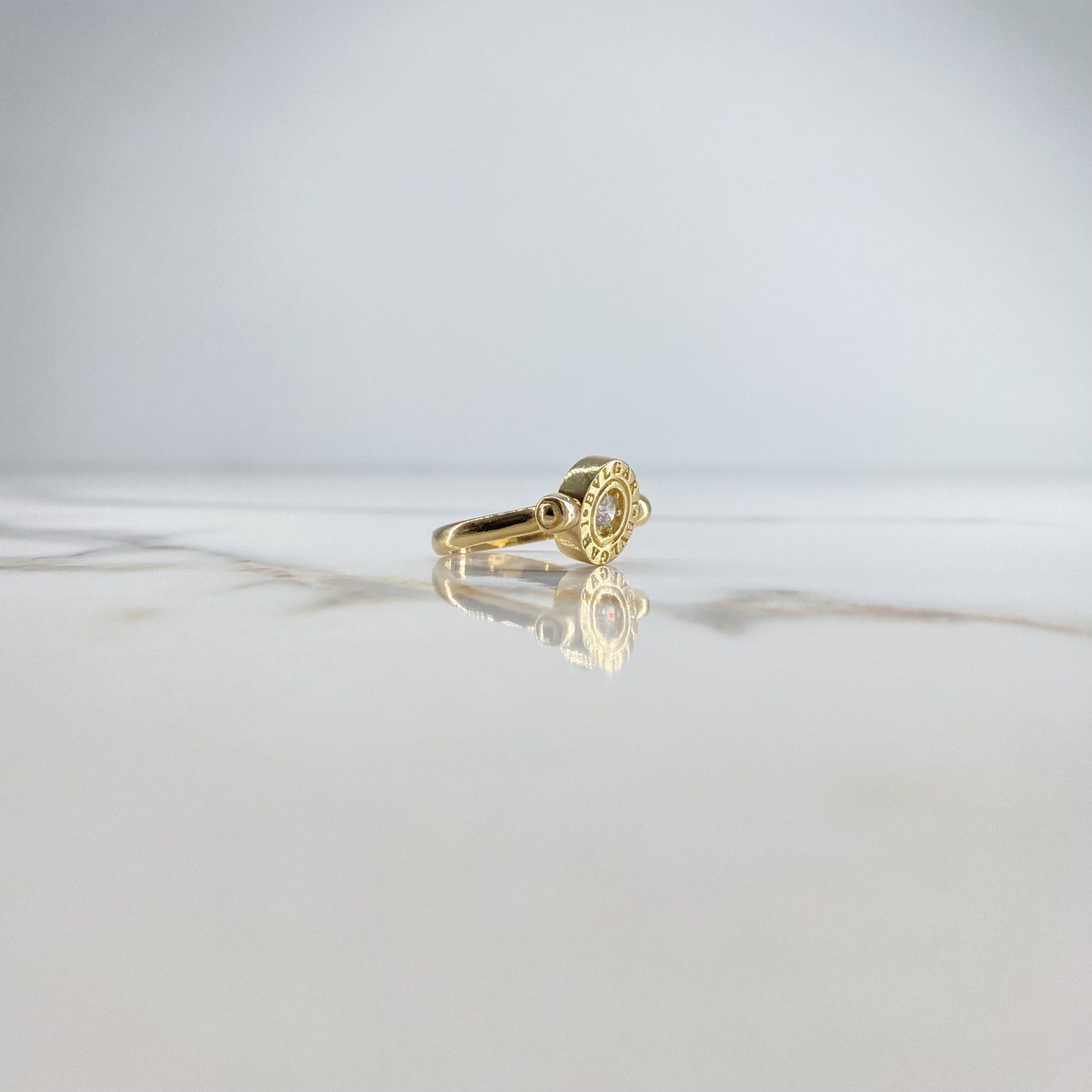 Anillo BV 6.9gr / T6 3/4 / Diamante 20pts Oro Amarillo (Joya) $