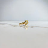 Anillo BV 6.9gr / T6 3/4 / Diamante 20pts Oro Amarillo (Joya) $