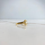 Anillo BV 4.6gr / T5 1/4 / Diamante 50pts Oro Amarillo (Joya) $