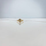 Anillo Solitario Corazon 4.54gr / T5 1/4 / Diamante 20pts Oro Amarillo (Joya) &