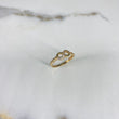 Anillo Infinito 1.65gr / T5 3/4 / Circones Blancos Oro Amarillo &