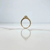 Anillo Puente 3gr / T5 3/4 / Circones Blancos Oro Amarillo &