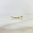 Piercing Earcuff Simulador 1.15gr / 3.2cm / 5mm-2mm Estela de Bolas Lisas Oro Amarillo (Joya) *