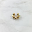 Piercing Earcuff Simulador 1.8gr / 1.7cm / 5mm Bolas Lisas Oro Amarillo (Joya) *