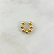 Piercing Earcuff Simulador 1.8gr / 1.7cm / 5mm Bolas Lisas Oro Amarillo (Joya)