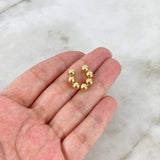 Piercing Earcuff Simulador 1.75gr / 1.5cm / 5mm Bolas Lisas Oro Amarillo (Joya)