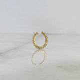 Piercing Earcuff Simulador 0.95gr / 1.3cm / Aro Blanco Oro Amarillo (Joya)