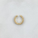 Piercing Earcuff Simulador 0.95gr / 1.3cm / Aro Blanco Oro Amarillo (Joya)