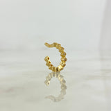 Piercing Earcuff Simulador 0.9gr / 1.4cm / Pluri Rombos Oro Amarillo (Joya)