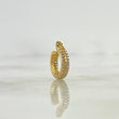 Piercing Earcuff Simulador 1.1gr / 1.2cm / Abrazo Curvo Oro Amarillo (Joya)