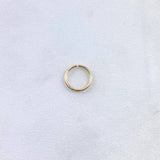 Piercing Aro Liso 0.2gr / 0.9cm / Oro Amarillo (Joya) *