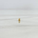 Piercing Chispa Linear 0.15gr / 1.1cm / 1mm Oro Amarillo (Joya)