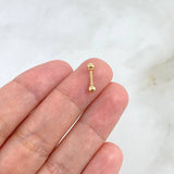 Piercing Esfera Tornillo 0.25gr / 0.5cm / 3mm Oro Amarillo (Joya)