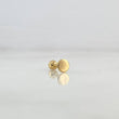 Piercing Aro Plano Tornillo 0.35gr / 0.7cm / 5mm Oro Amarillo (Joya)