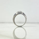 Anillo Correa Rx T9 3/4 Esmeralda 90pts Plata 925 (Joya)