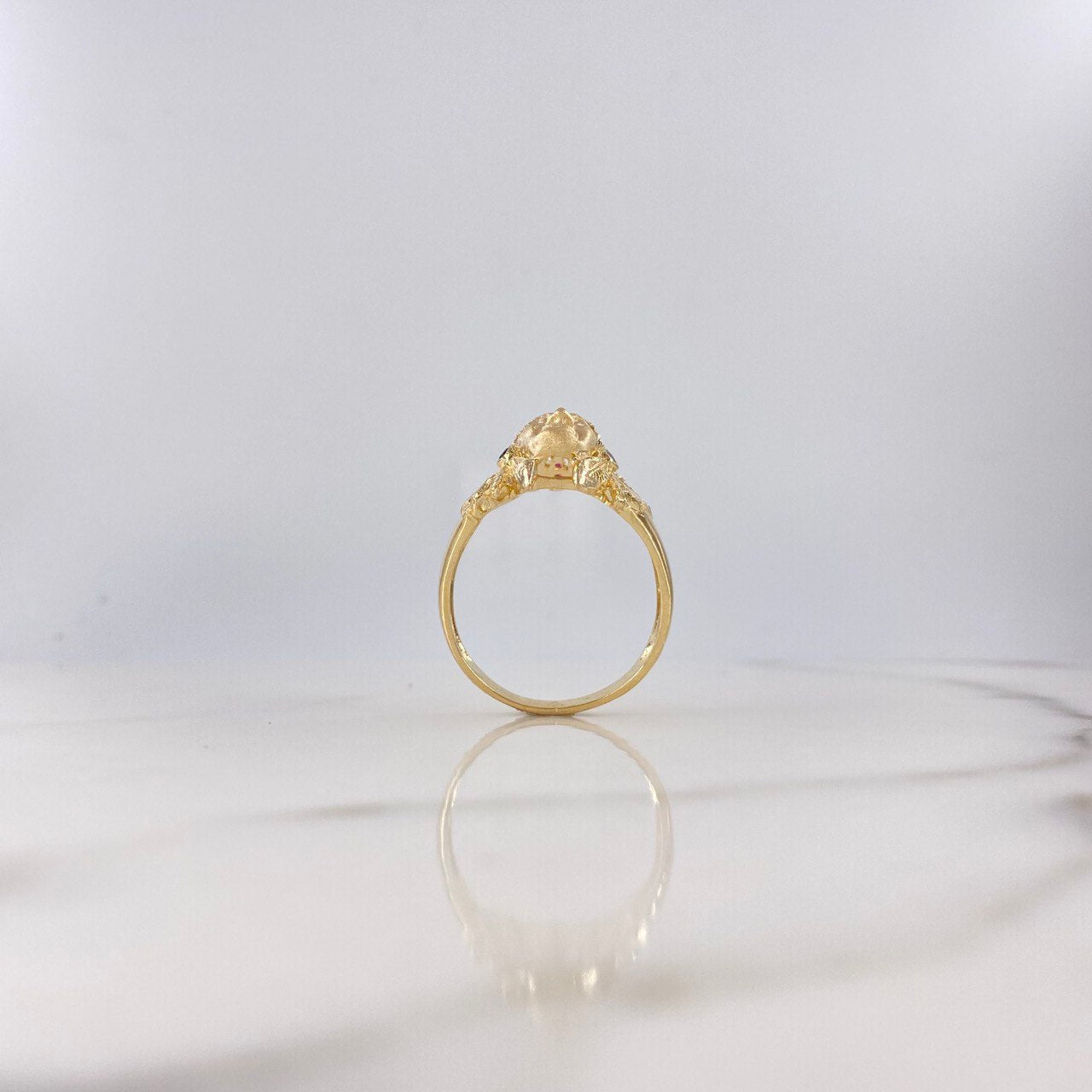 Anillo Indio 9.15gr / T11 / Circones Azules Verdes Fucsias Oro Amarillo $