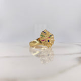 Anillo Indio 7.5gr / T10 / Circones Azules Verdes Fucsias Oro Amarillo $