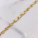 Cadena Calabrote 12.85gr / 60cm / 4mm Oro Amarillo $