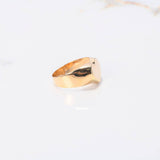 Anillo Corazón 4.75gr / T8 1/2 / Liso Oro Amarillo $