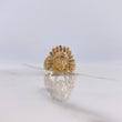 Anillo Rostro Indio 9.3gr / T10 / Circones Colores Oro Amarillo $