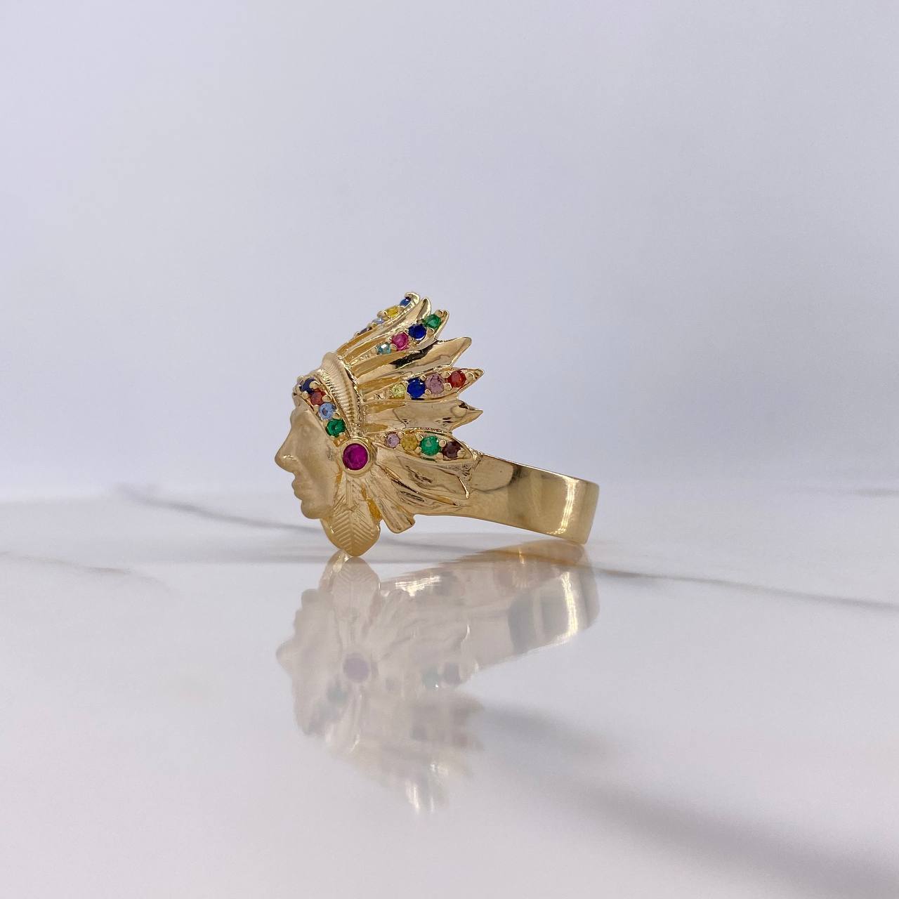 Anillo de 2024 indio en oro