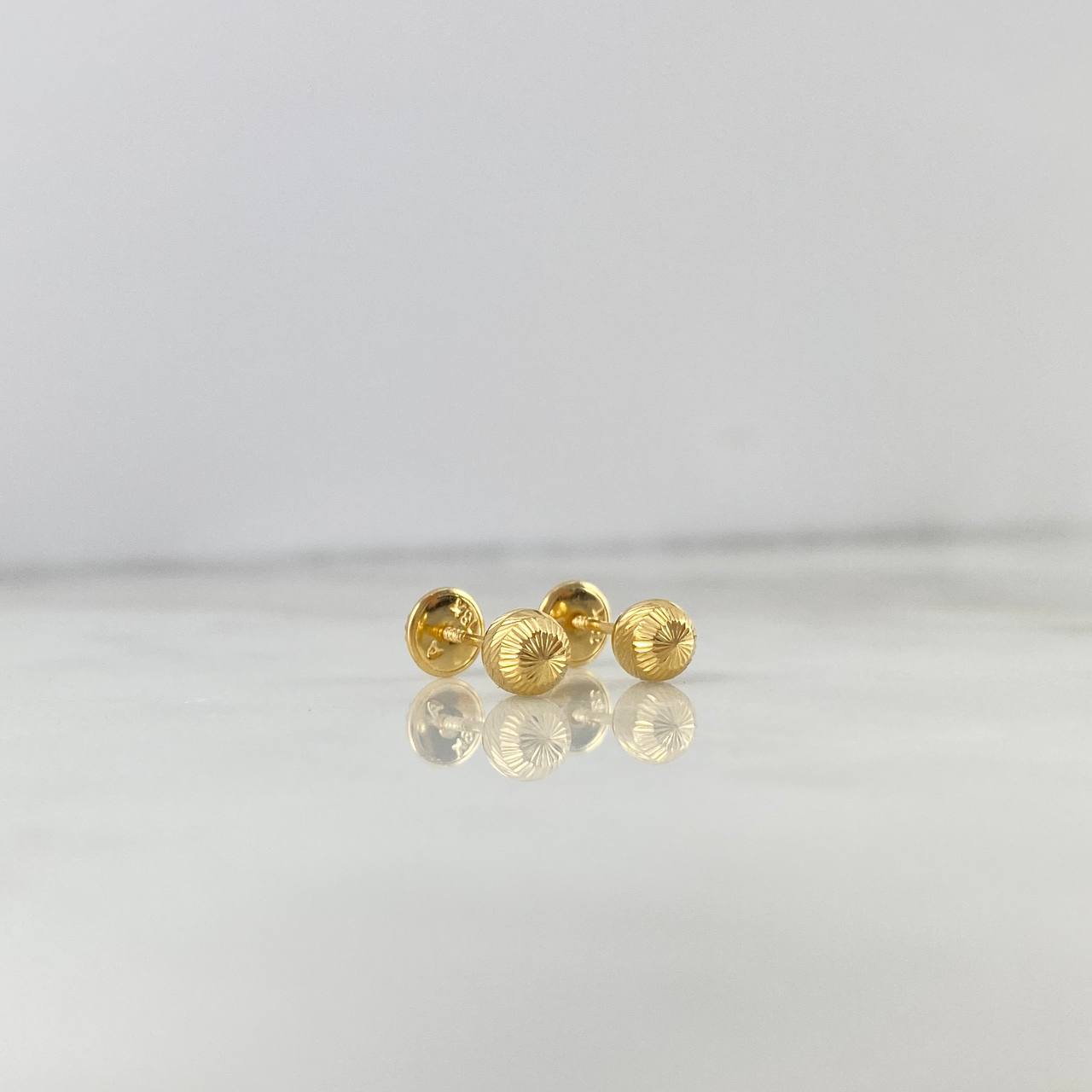 Topos Bolas 5mm 0.7gr / Diamantadas Oro Amarillo ©