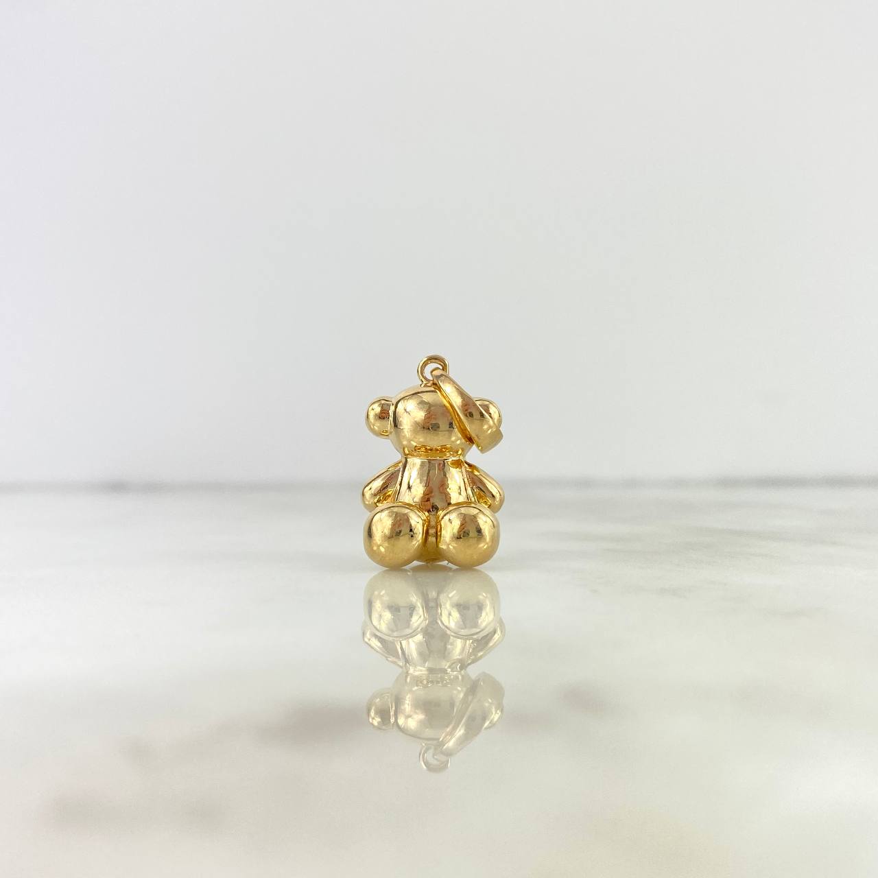 Dije Oso 7.5gr / 2.8cm / Liso Oro Amarillo *