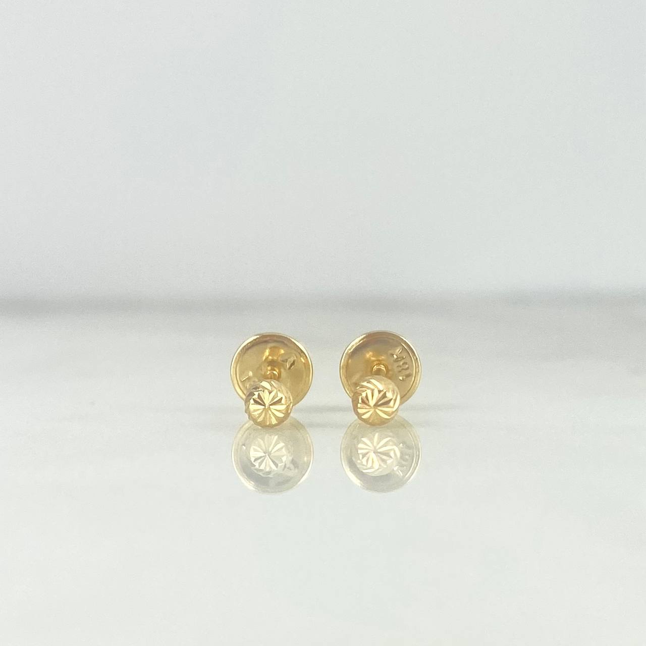 Topos Bola Diamantado 0.45gr / 3mm Oro Amarillo ©