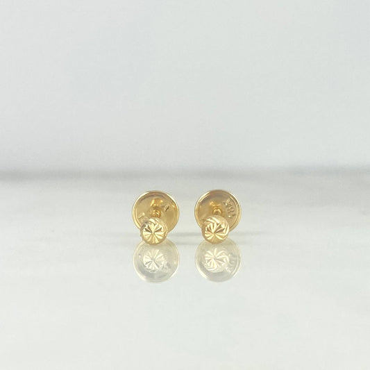 Topos Bola Diamantado 0.45gr / 3mm Oro Amarillo ©