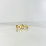 Topos Bola Diamantada 0.7gr / 5mm Oro Amarillo