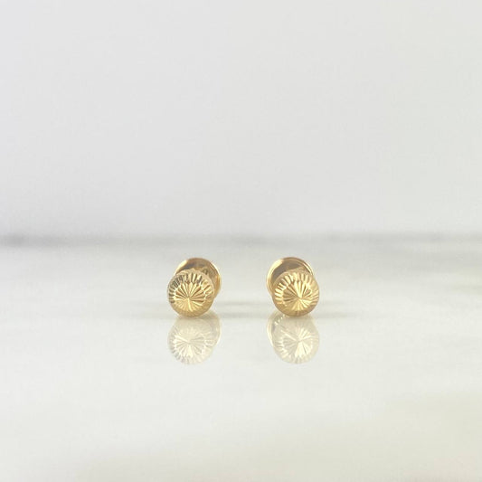 Topos Bola Diamantada 0.65gr / 5mm Oro Amarillo