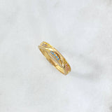 Anillo Curvas Texturizadas 2.6gr / T8 / Circones Lilas Azules Rosas Oro Amarillo