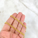 Cadena Cubana 10.45gr / 60cm / 4mm Oro Amarillo +0