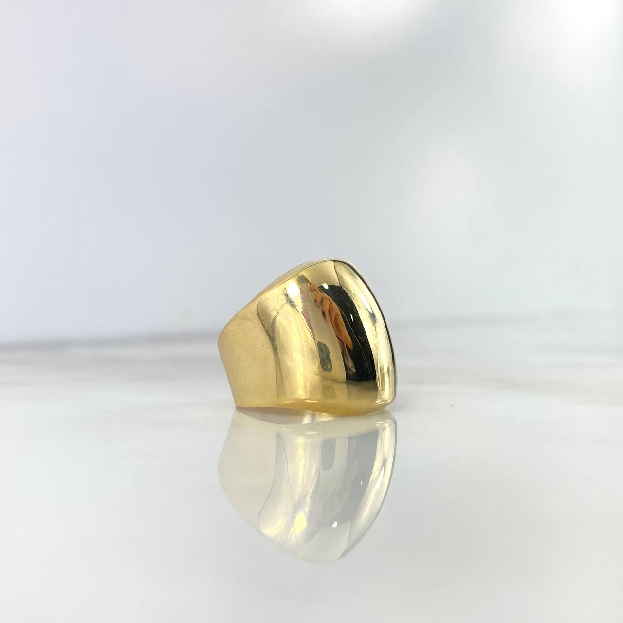 Anillo Sello Liso 3.05gr / T7 1/2 / Oro Amarillo