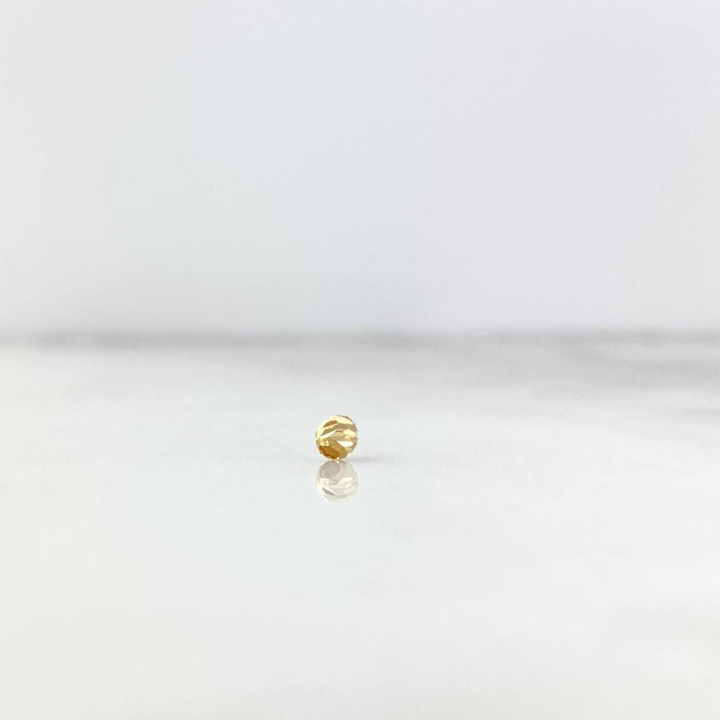 Bola Diamantada 0.08gr / 3mm Oro Amarillo ©