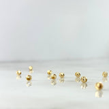 Bola Diamantada 0.08gr / 3mm Oro Amarillo ©