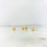 Bola Diamantada 6mm / 0.3gr Oro Amarillo