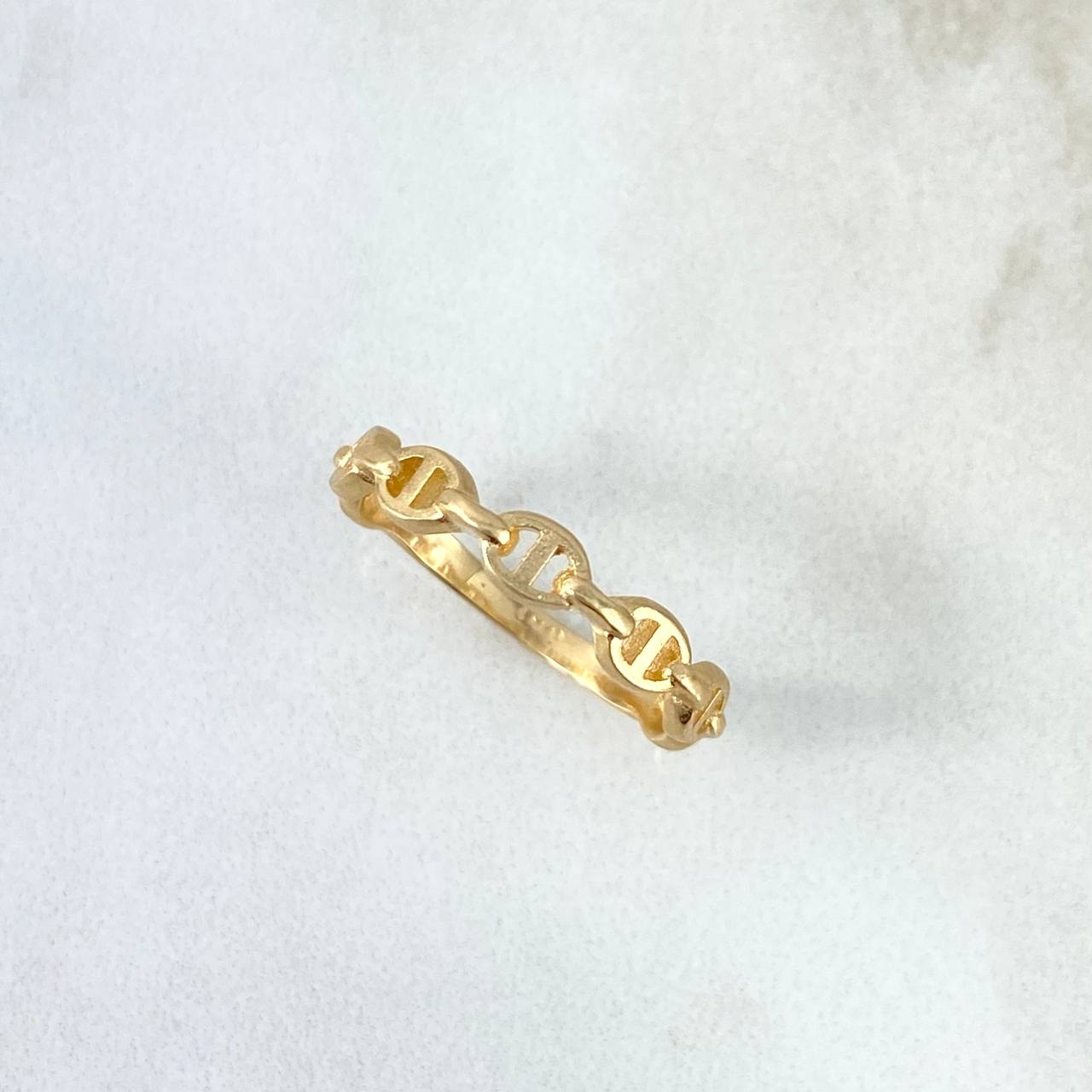 Anillo Eslabones 1.9gr / T6 1/4 / Oro Amarillo *