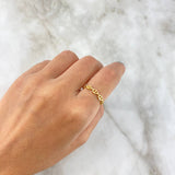 Anillo Eslabones 1.9gr / T6 1/4 / Oro Amarillo *