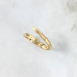 Anillo Clavo 1.7gr / T6 3/4 / Bordes Oro Amarillo *