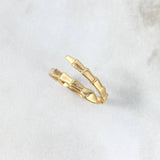 Anillo Clavo 1.7gr / T6 3/4 / Bordes Oro Amarillo *