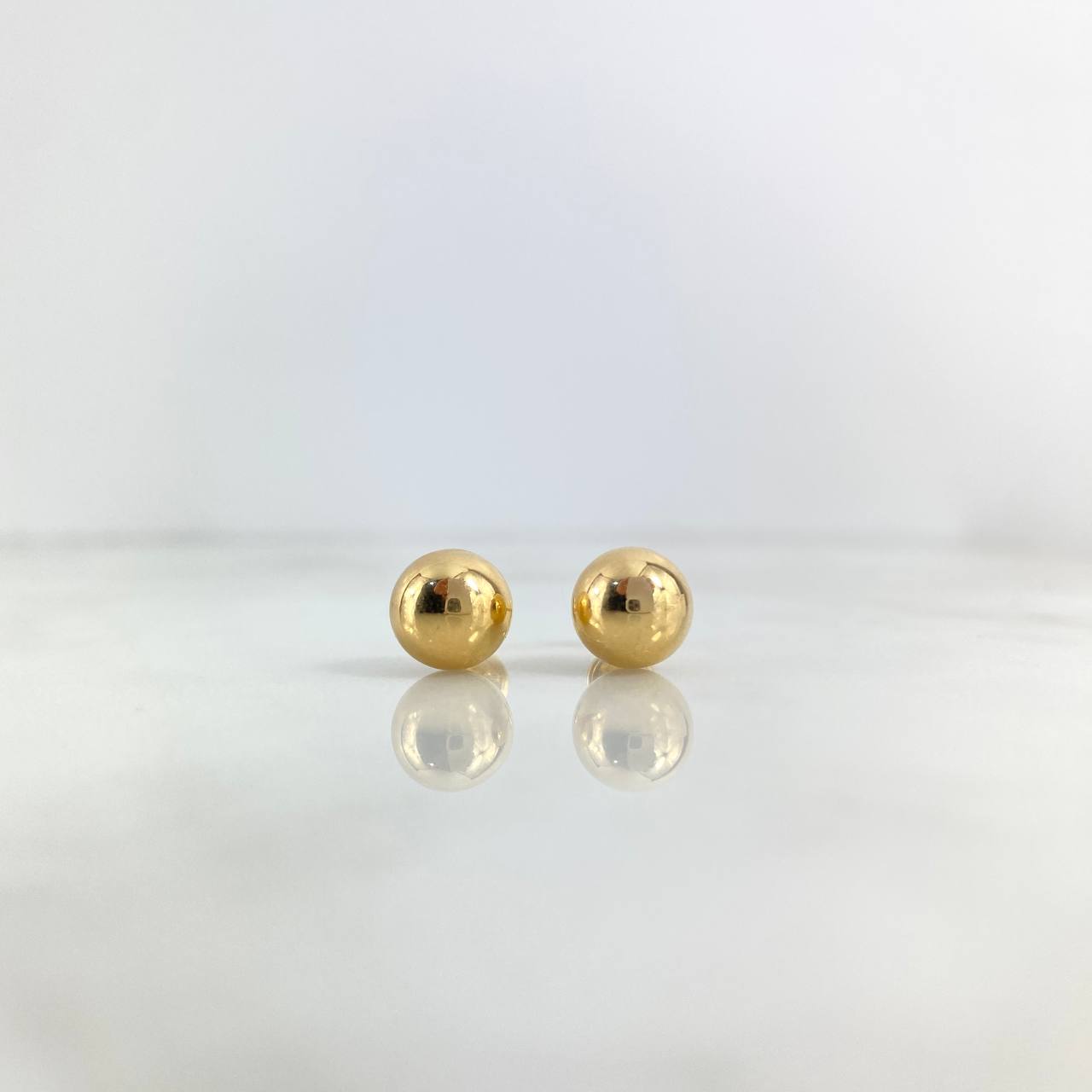 Topos Bola Lisa 9mm / 1.1gr Oro Amarillo