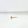 Piercing Chispa Recta 0.1gr / 0.7cm / 0.5mm Circon Fucsia Oro Amarillo (Joya)